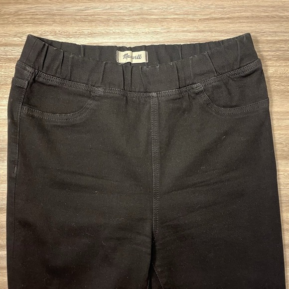 Madewell Jeans Womens 28 Black Denim Jeggings Ankle Pull On Stretch High Rise - Picture 2 of 5
